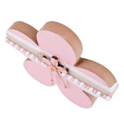 Blume -Cosy- Deko- Holz 20cm rosa