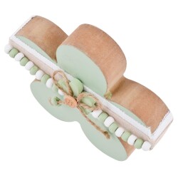 Blume -Cosy- Deko- Holz 12cm mint