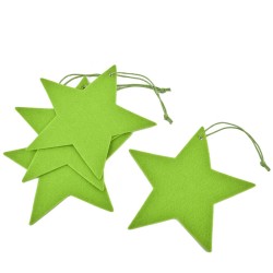 Sterne Deko-Hänger 4er-Set Filz 20cm grün