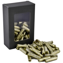 Streu-Deko -Perlen Long- 36er-Set 40mm gold