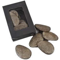 Streu-Deko -Stones- 6er-Set 60x40mm grau