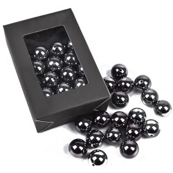 Streu-Deko -Perlen- 18er-Set 20mm grau