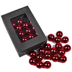 Streu-Deko -Perlen- 18er-Set 20mm rot