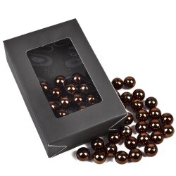 Streu-Deko -Perlen- 28er-Set 15mm braun
