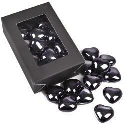 Streu-Deko -Herzen- 12er-Set 25mm grau