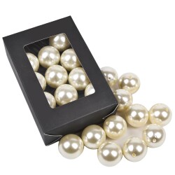Streu-Deko -Perlen Classic- 12er-Set 25mm perlmutt