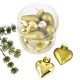 Baumkugel -Herzen- 10er-Set Glas 5cm grün