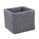 Blumentopf -Raw- Steinguss 10x12cm grau