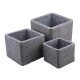 Blumentopf -Raw- Steinguss 10x12cm grau