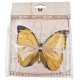 Schmetterlinge Deko 20x15cm gelb