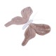Schmetterling Deko-Clip Stoff 20x20cm braun