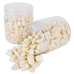 Steine Deko Granulat grob 300g creme