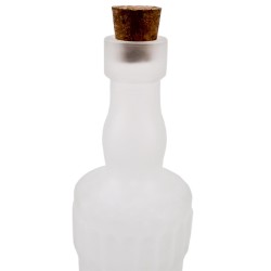 Vase -Nostalgic Bottle- Glas 18cm weiss