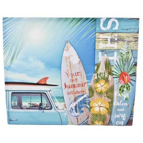 Wandbild 3D -Aloha Beach- 50x60cm bunt