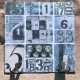 Wandbild -Numbers- Garderobe 30x30cm grau