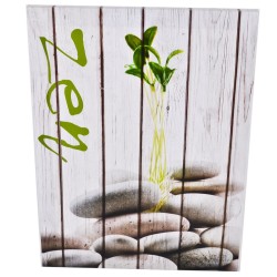 Kunstdruck -ZEN Garden- 40x30cm grün
