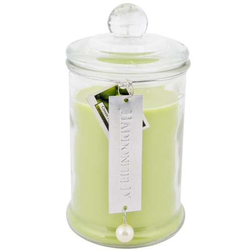 Duftkerze -Basic L- 520g Green-Apple