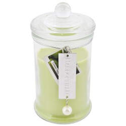 Duftkerze -Basic M- 235g Green-Apple