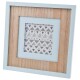 Bilderrahmen Vintage Home Design Holz 22x22cm hellblau