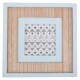 Bilderrahmen Vintage Home Design Holz 22x22cm hellblau