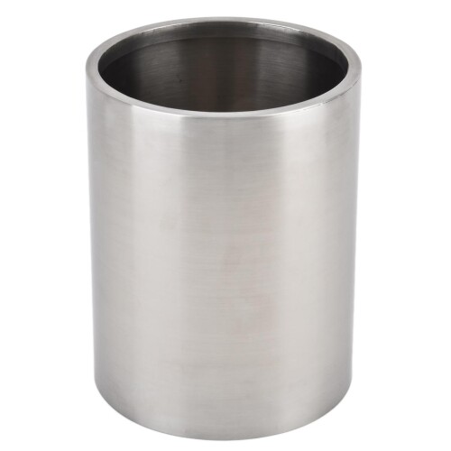 Blumentopf Edelstahl 44x22cm silber-brushed