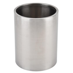 Blumentopf Edelstahl 44x22cm silber-brushed