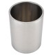 Blumentopf Edelstahl 44x22cm silber-brushed