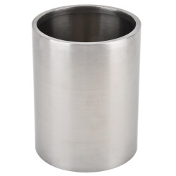 Blumentopf Edelstahl 23x18cm silber-brushed