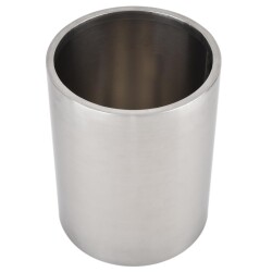 Blumentopf Edelstahl 23x18cm silber-brushed