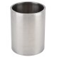Blumentopf Edelstahl 23x18cm silber-brushed