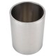 Blumentopf Edelstahl 23x18cm silber-brushed