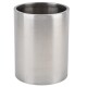 Blumentopf Edelstahl 23x18cm silber-brushed