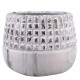 Blumentopf -Mystica- Steingut 15x21cm grau