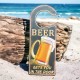 Blechschild -Beer- 22cm bunt