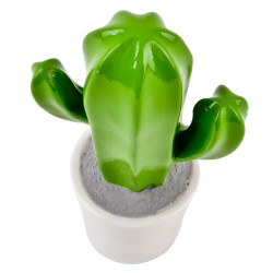 Kaktus Deko Objekt Porzellan 15cm grün