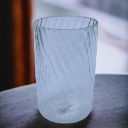 Windlicht -Lunatic- Glas 19cm klar