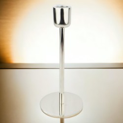 Kerzenständer -Gavo- Metall 24cm silber