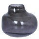 Vase Glas 15x18cm schwarz