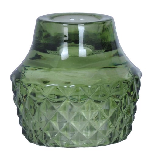 Kerzenhalter Glas 6cm grün