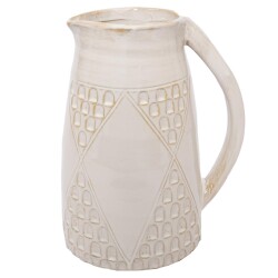 Vase -Kuyga- Keramik 26x18cm creme