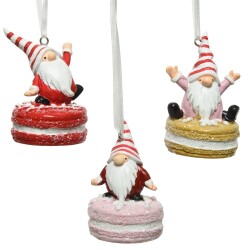 Dekohänger -Zwerg- 3ass Resin 7cm bunt