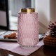 Vase -Lucy- Glas 26cm pink-gold