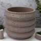 Blumentopf -Pato- Keramik 16x19cm creme
