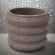Blumentopf -Pato- Keramik 16x19cm creme