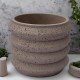 Blumentopf -Pato- Keramik 13x16cm creme