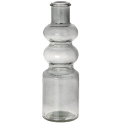 Vase -Grenda- Glas 22cm schwarz