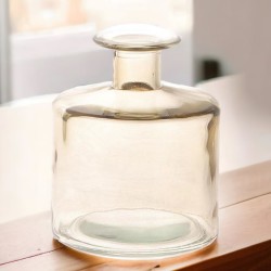 Vase -Larou- Glas 11cm braun