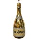 Baumkugel -Champagner- Glas 14cm gold