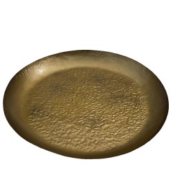 Schale -Scalpa- Metall 40cm gold