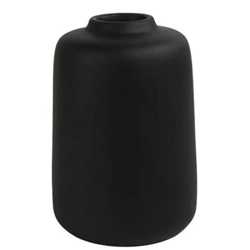 Vase -Debbie- Keramik 22x15cm schwarz